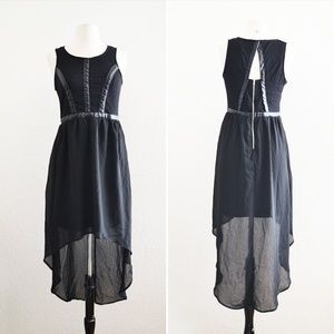 Black Sleeveless High Low Dress Size 5/6